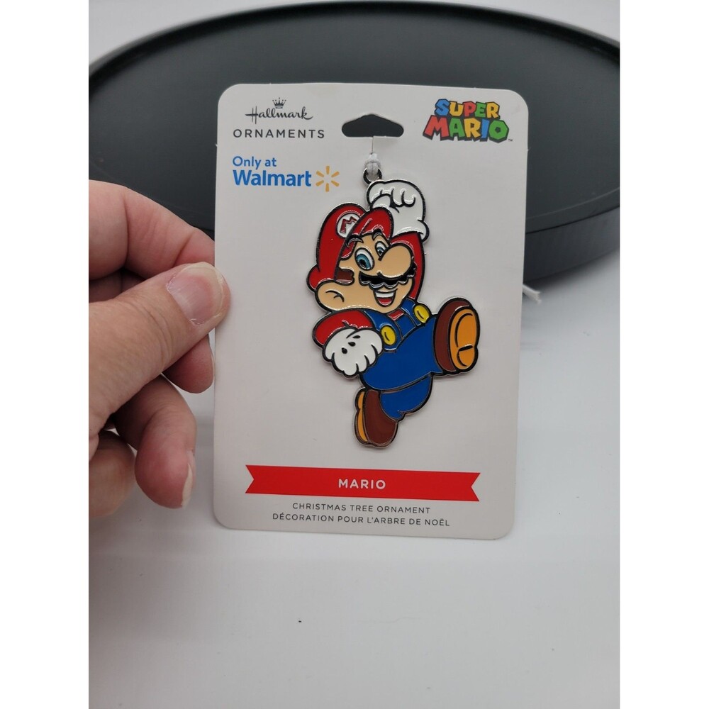 Super Mario Enamel Christmas Ornament Hallmark Nintendo 2018 2.5" New